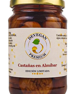 Castañas en almíbar